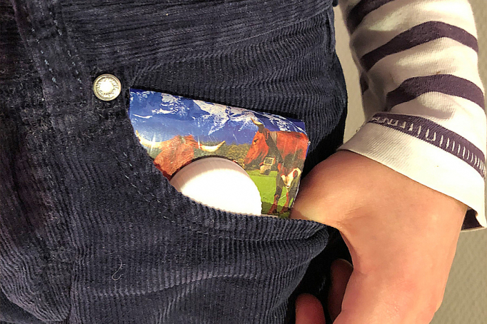 DIY: Ein Portemonnaie aus Milchkarton basteln